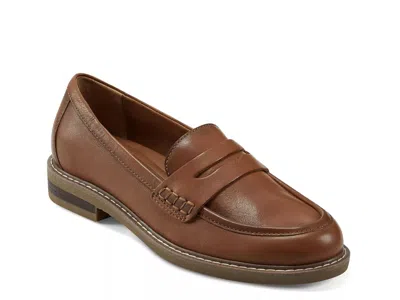 Earth Wide Width Javas Penny Loafer In Brown