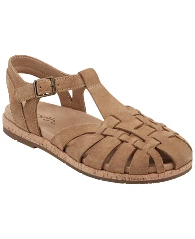 Earth Women's Alazia Fisherman Flat Sandals In Brown