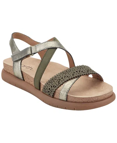 Earth Women's Athena Strappy Footbed Flatform Sandals