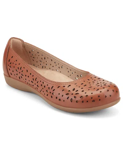 Earth Women's Bentlee Cutout Leather Slip-on Ballet Flats In Multi