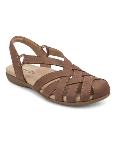 Earth Women's Berri Woven Slingback Sandals In Brown