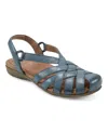 Earth Women's Berri Woven Slingback Sandals In Moroccan Blue Leather