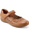 Earth Women's Brady Leather Mary Jane Flats In Brown