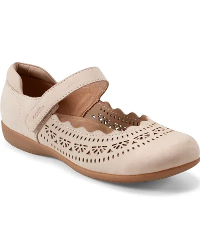 EARTH WOMEN'S BRADY LEATHER MARY JANE FLATS