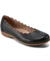 Earth Women's Bria Casual Flat In Black Leather