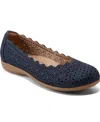 Earth Women's Bria Casual Flat In Navy Nubuck
