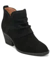 Earth Women's Chandy Ruched Block Heel Booties In Black