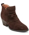 Earth Women's Chandy Ruched Block Heel Booties In Brown