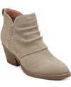 Earth Women's Chandy Ruched Block Heel Booties In Brown