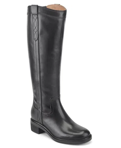Earth Women's Derran Riding Arch Support Knee High Boots In Black