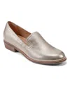 Earth Women's Edna Flat Slip-on Loafers In Gold Leather