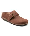 Earth Women's Eras Lightweight Slip-on Clogs In Cognac Nubuck