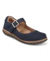 Earth Women's Erie Round Toe Mary Jane Flats In Blue