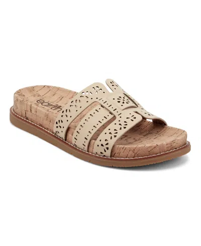 Earth Women's Fairren Flat Slip-on Footbed Sandals In Neutral
