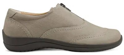 Earth Women's Fannie Round Toe Casual Leather Slip-on Flats In Taupe In Grey