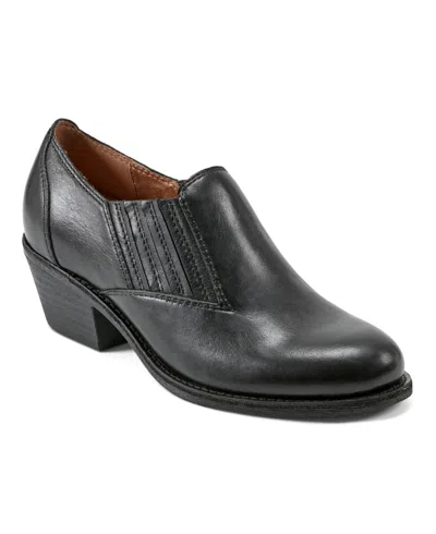 EARTH WOMEN'S JALIN BLOCK HEEL SLIP-ON CASUAL BOOTIES