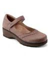 Earth Women's Kalece Mary Jane Round Toe Casual Shoes In Taupe Leather