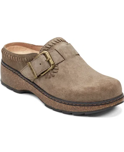 Earth Women's Kay Stitched Round Toe Clogs In Multi