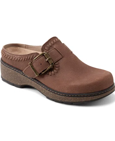 Earth Women's Kay Stitched Round Toe Clogs In Multi