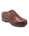 Earth Kolia Womens Laceless Leather Mules In Cognac Leather
