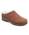 Earth Women's Kolia Slip-on Heeled Clogs In Cognac Suede