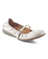 Earth Women's Korvino Square Toe Mary Jane Flats In Ivory Leather