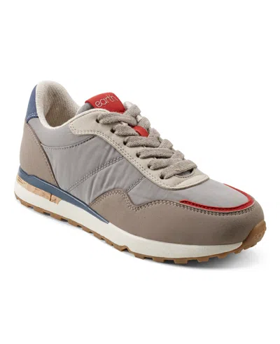 EARTH WOMEN'S MAREN CASUAL ROUND TOE LACE-UP SNEAKERS
