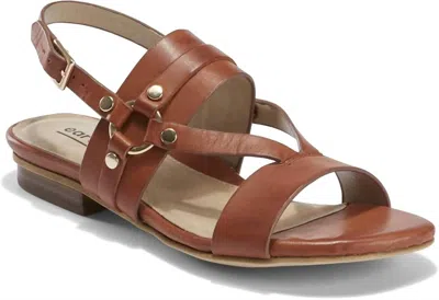 Earth Women's Mykonos Delos Sling Back Sandal In Burnt Brick In Brown