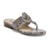 Earth Women's Mykonos Tinos Slipper Sandal In Taupe Multi