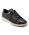 Earth Women's Netta Leather Sneaker In Black In Black Leather