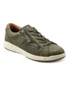 Earth Women's Netta Lace-up Sneakers In Dark Green Leather