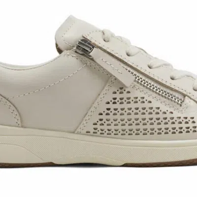 Earth Netta Womens Leather Lifestyle Casual And Fashion Sneakers In Light Natural Leather