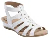 Earth Women's Pisa Chatham Low Wedge Sandals In White