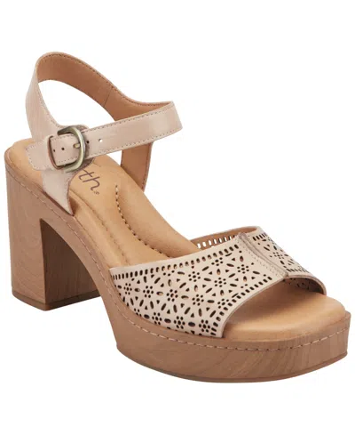 Earth Women's Quinty Leather Platform Dress Sandals In Multi