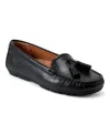 Earth Women's Raquel Tassel Slip-on Loafers In Black Leather