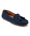 Earth Women's Raquel Tassel Slip-on Loafers In Dark Blue Suede