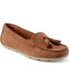 Earth Women's Raquel Tassel Slip-on Loafers In Dark Natural Suede