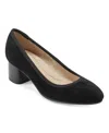 Earth Rellia Womens Suede Comfort Pumps In Black Suede