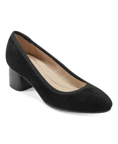 EARTH WOMEN'S RELLIA BLOCK HEEL BALLET PUMPS