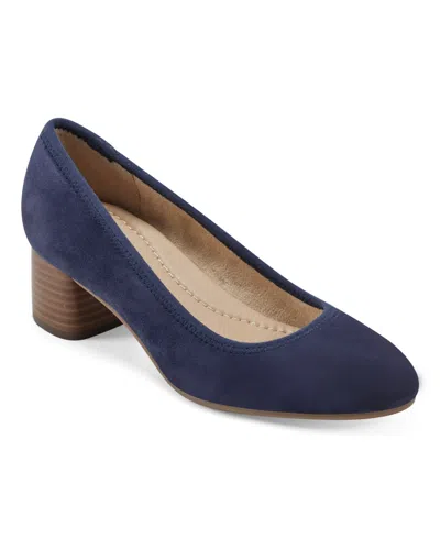 EARTH WOMEN'S RELLIA BLOCK HEEL BALLET PUMPS