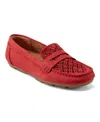 Earth Women's Remi Cutout Slip-on Penny Loafers In Red Nubuck