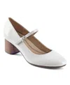 Earth Women's Rumer Mary Jane Block Heel Pumps In Cream Patent Leather