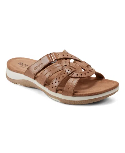 Earth Women's Sassoni Strappy Slip-on Sandals In Brown