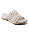 Earth Women's Sinci Fisherman Flat Slip-on Sandals In Cream
