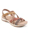 Earth Women's Sterling Strappy Sporty Sandals In Gray,natural Multi Leather