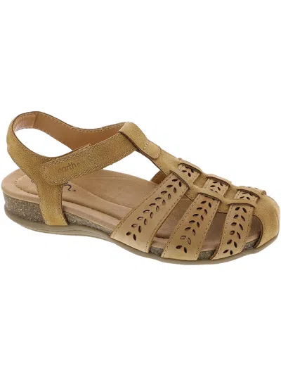 Earth Womens Leather Strappy Sandals In Multi