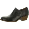 Earth Womens Padded Insole Leather Booties In Gold