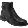EARTH WOMENS SOLID MAN MADE ANKLE BOOTS