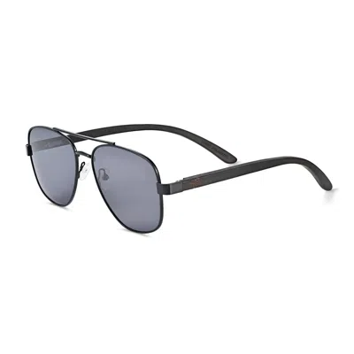 Earth Wood Kotor Polarized Sunglasses In Black