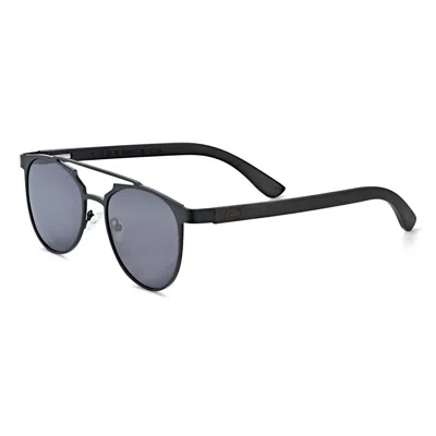 Earth Wood Positano Polarized Sunglasses In Black